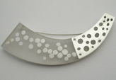 Positive Negative Circle Brooch
