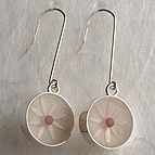 Garnet Bead Earrings