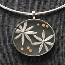 Oval Daisy Pendant