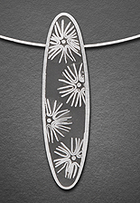 Starry Night Oval Pendant