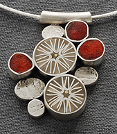 Spiny Oyster Silver Pendant